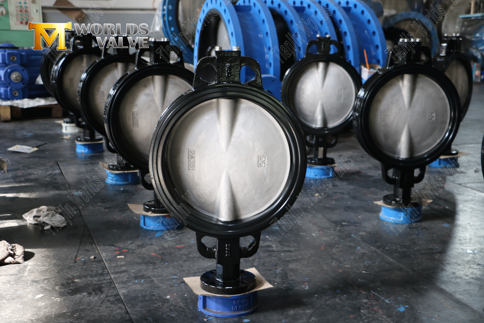 wafer type butterfly valves gofret kelebek valfi