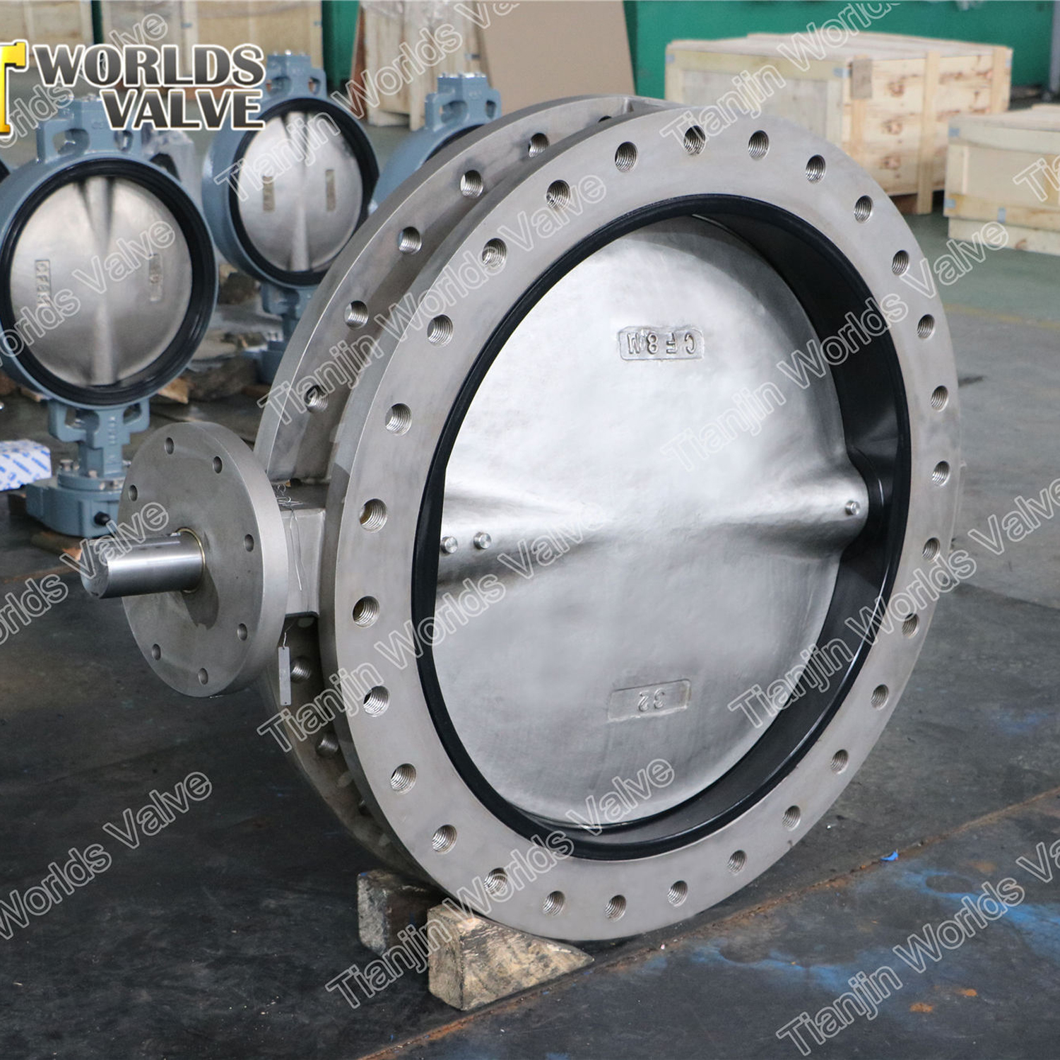 U Section Butterfly Valve with Double Flange and Resilient Seated U Bölümü Çift Flanş Kelebek Valfı, Çin OEM Valf Tedarikçisi