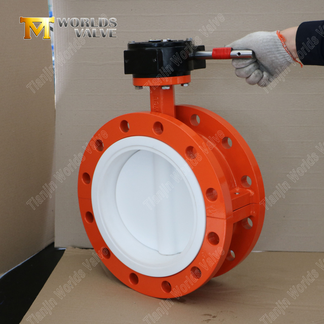 PTFE Kaplı Flanşlı Kelebek Vanalar | Üstün Aşınmaya Karşı Koruma Çözümü