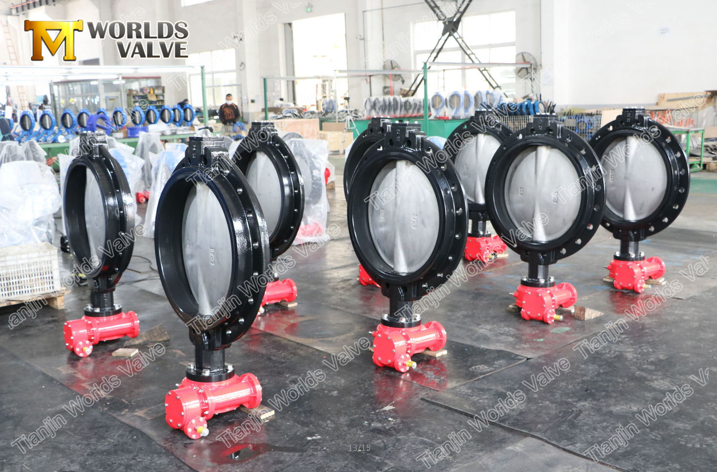 5 GJS400GJS500 Tek Flanş Kelebek Vana