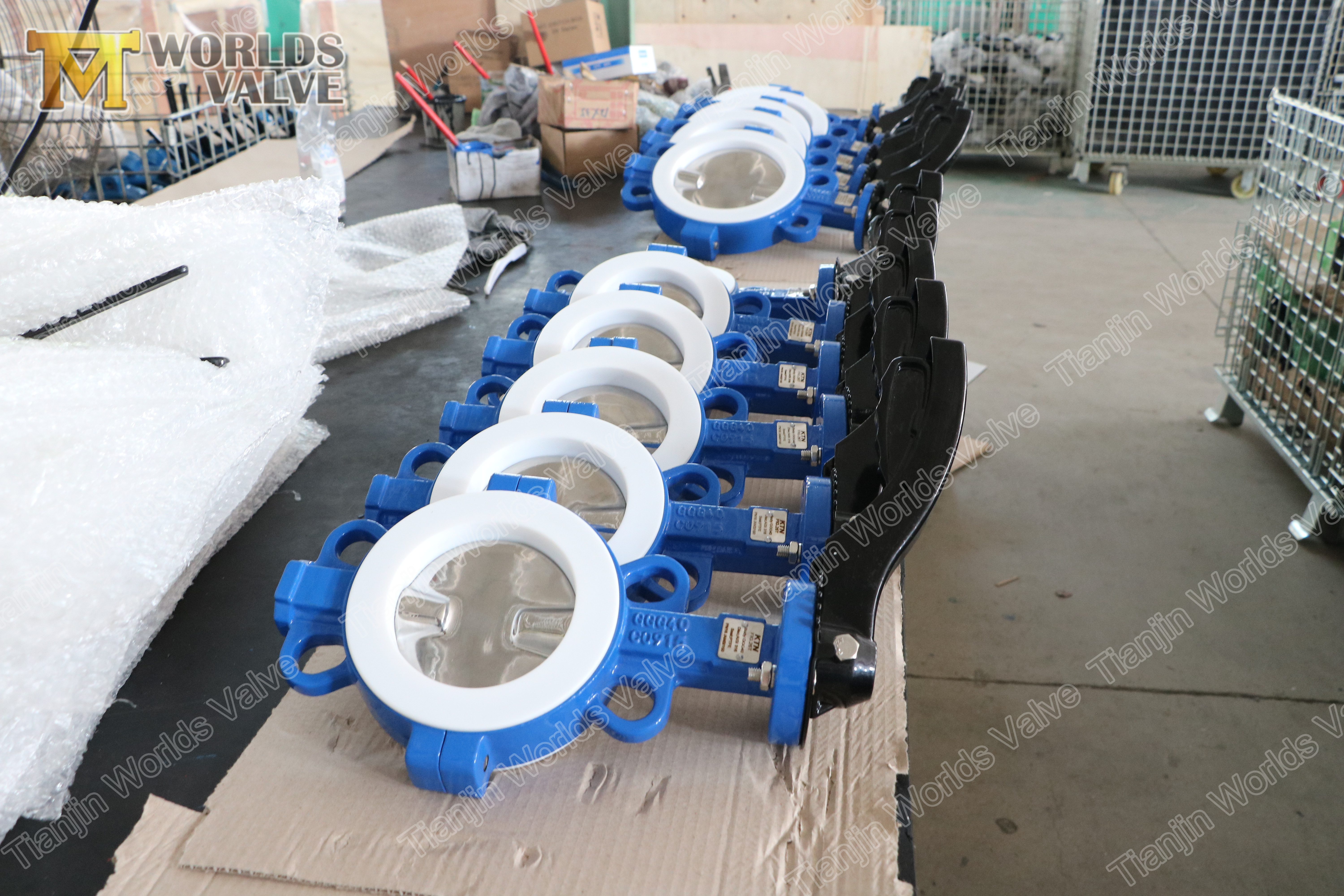 4 Parlatma Disk PTFE Kaplamalı Kelebek Vana, Paslanmaz &Ccedil;elik Disk