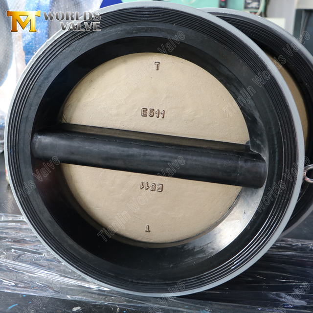 Alüminyum Bronz Disk Çift Plakalı Gofret Çek Valf