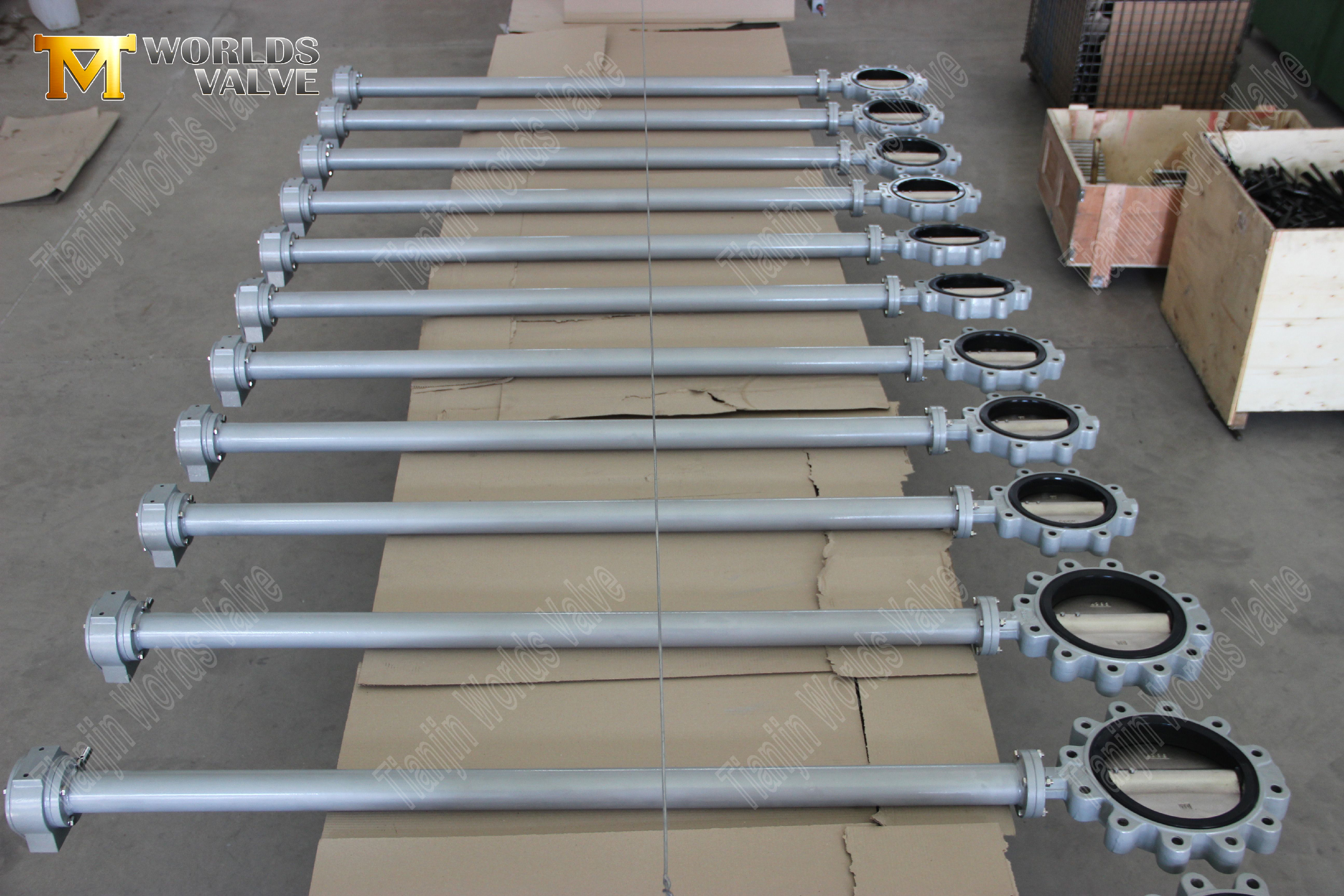 Genişletilmiş sap-lug-&-Tapped-Butterfly-valf-ile kol-aktarma-Doğru-montaj-izolasyon-2- (1)