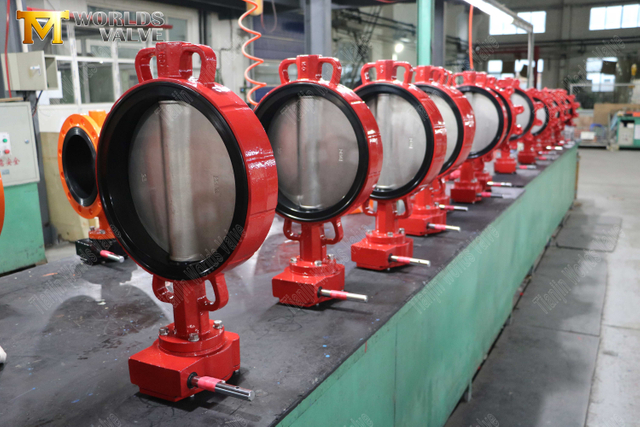 Kelebek Valf Üreticileri - Gofret Tipi Yumuşak Arka Koltuk Kelebek Valf Dişli Operatörü