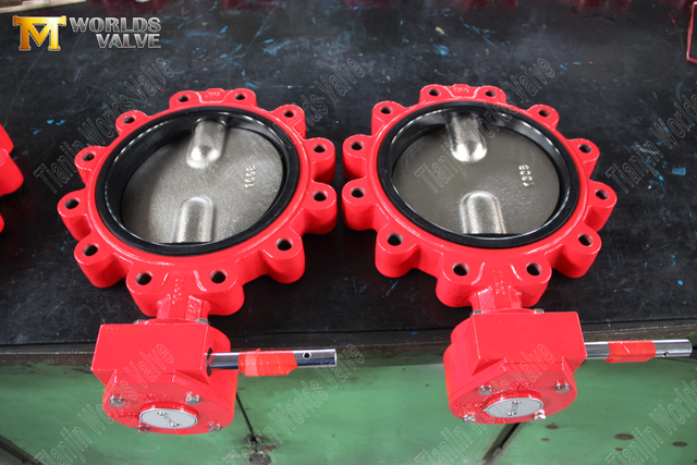 Çin Lug Kelebek Valfı Üreticiler-Konsantrik Kelebek Valfı Kollu