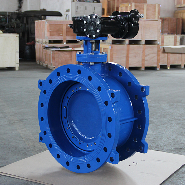 Eksantrik Çift Flanş Kelebek Vana Yüz Yüze EN558 Series 13 EN593 Tasarım