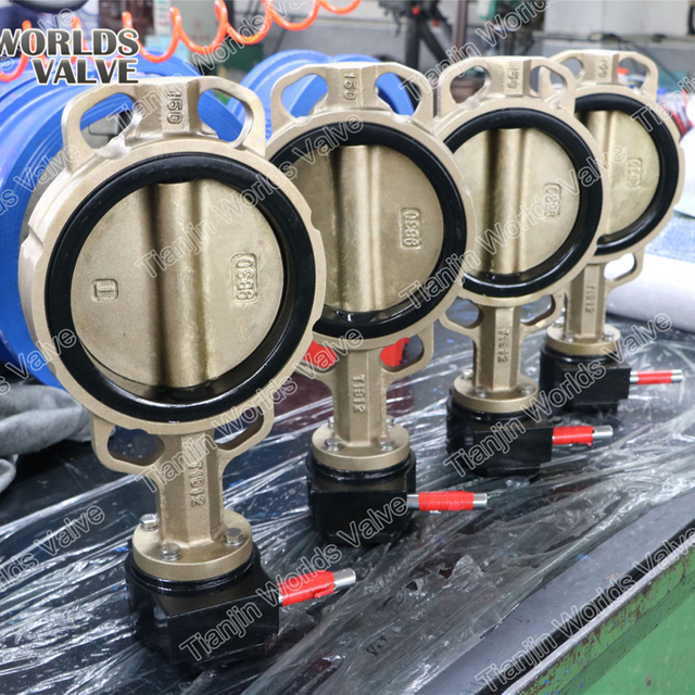 Alüminyum Bronz B148 C95400 C95500 C95800 Kelebek Vanaları