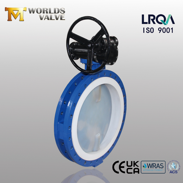 PTFE SEAT PFA Kaplı Disk Kelebek Vanaları | Ultra saf korozyon savunması
