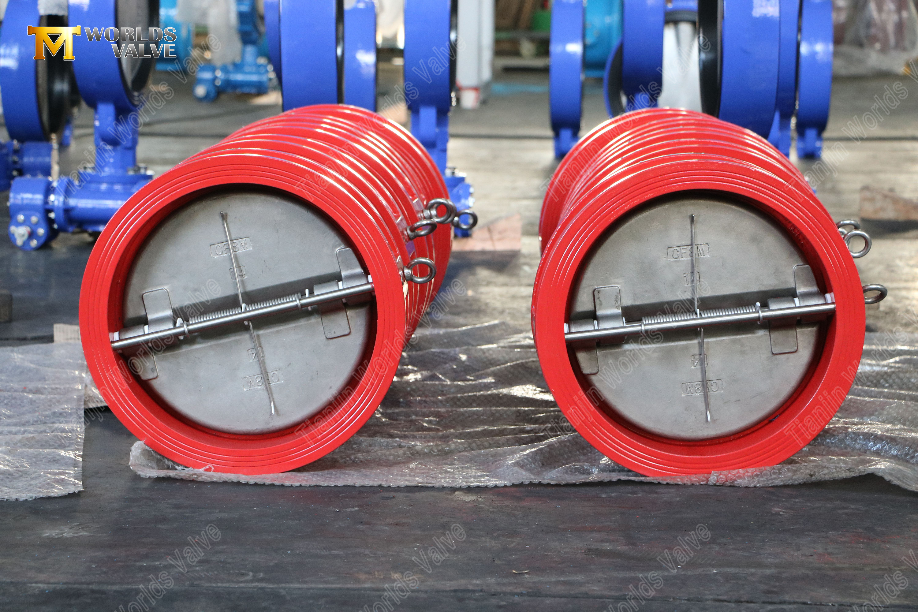 24-DN600-GGG40-G&ouml;vde-CF8M-Disk-&Ccedil;ift Plakalı-Wafer-&Ccedil;ekvalf-PN10--G&uuml;venilir-Vana-Tedarik&ccedil;i-4