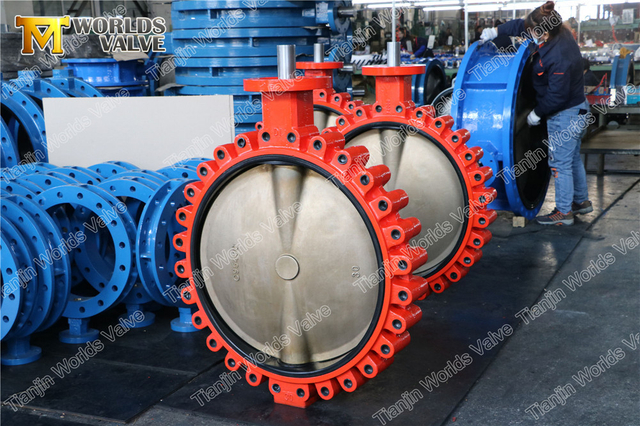 DN750 Alüminyum Bronz Diskli 30 İnç Lug Kelebek Vana