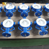 PTFE Tamamen astarlı gofret kelebek valfi