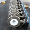 PTFE koltuk ve paslanmaz çelik disk flanşlı kelebek vanaları