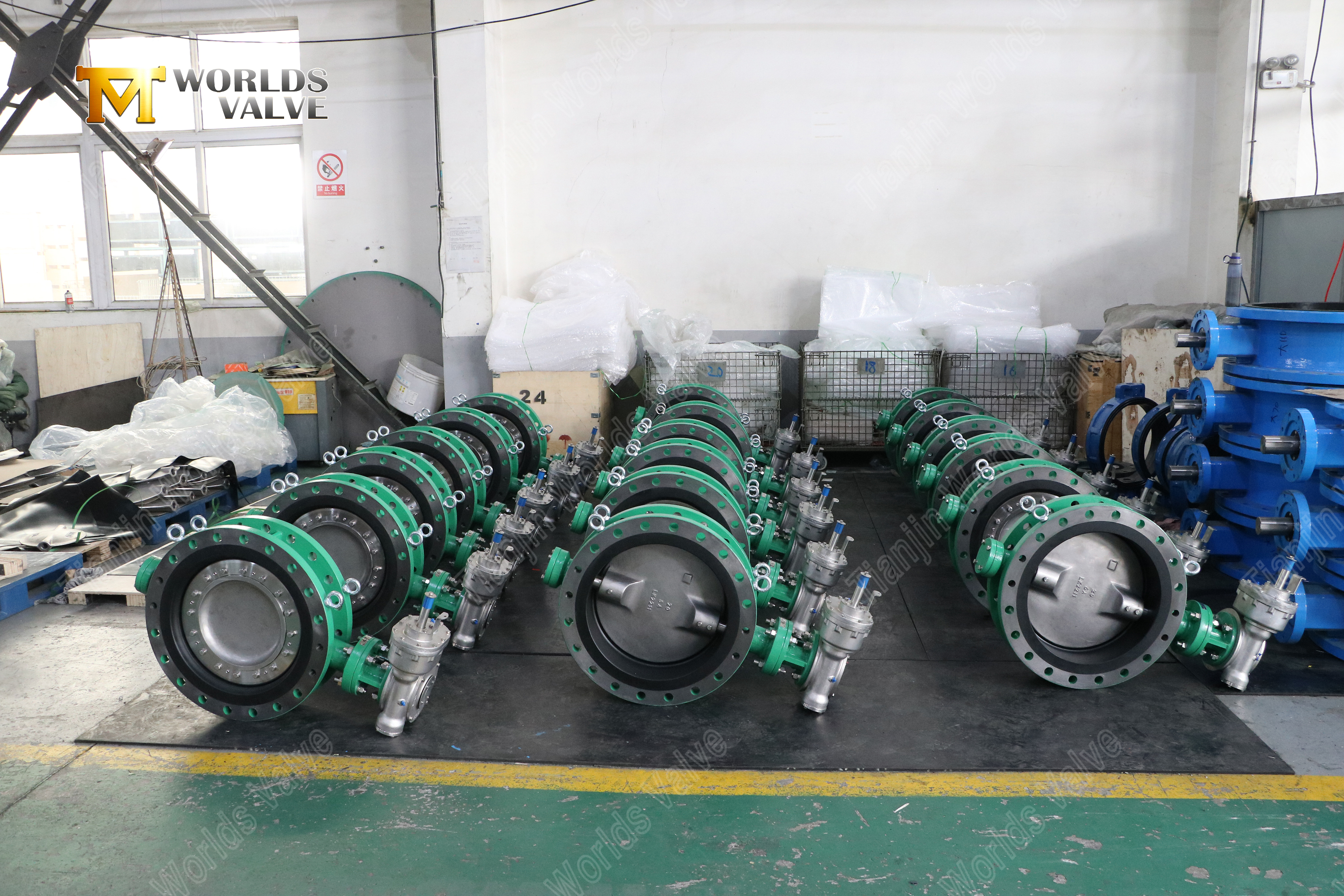 Ebonit koltuk-1 ile &ccedil;ift ofset &ccedil;ift fazlı &ccedil;elik kelebek valfi (3)