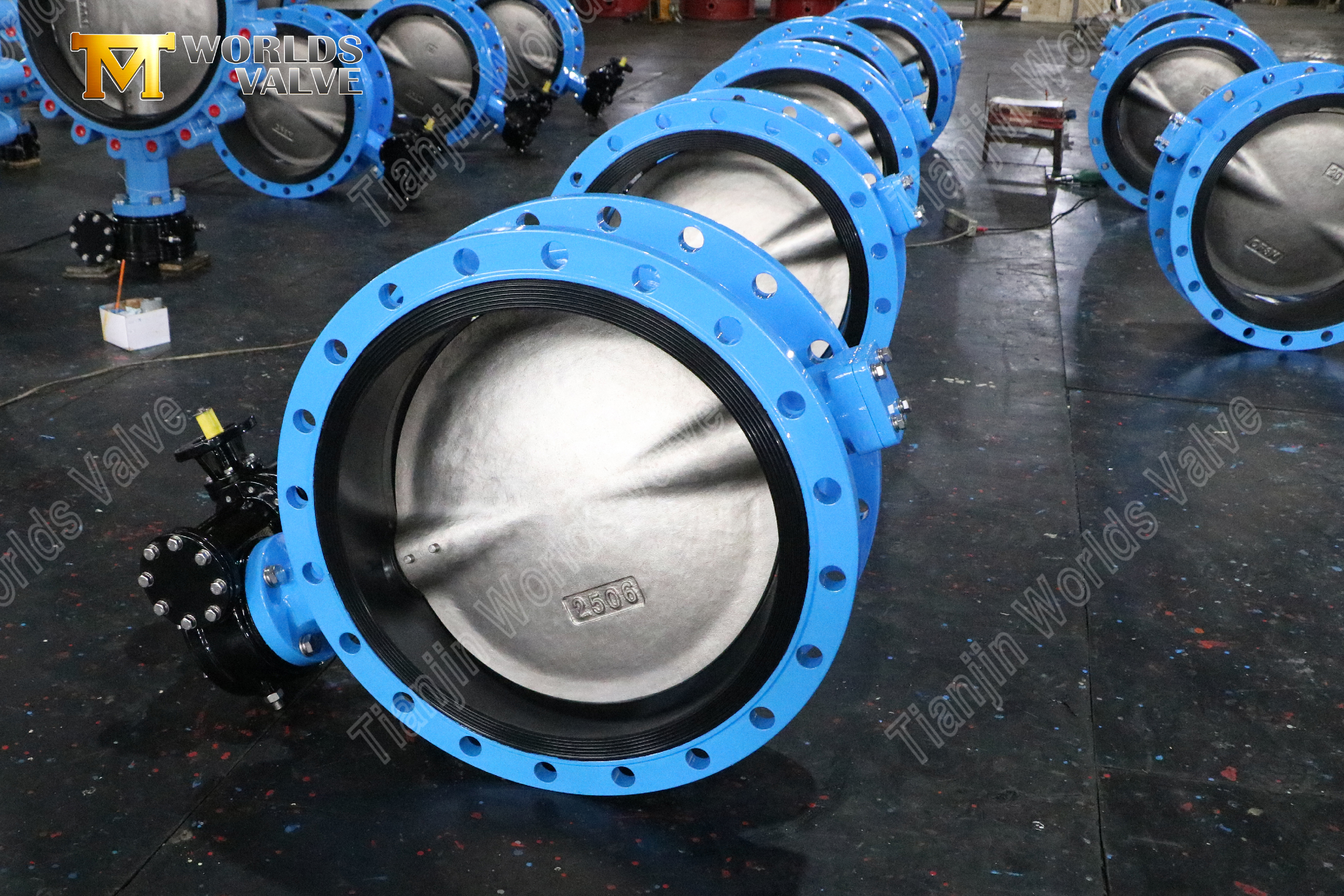 &Ccedil;ift Flanşlı Kelebek Vana-CF8M-Disk-1