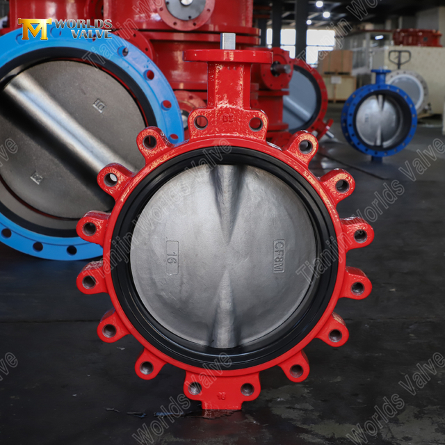 Değiştirilebilir EPDM Yataklı Lug Tip Kelebek Vana | DI Gövde CF8M Disk | OEM Tedarikçisi