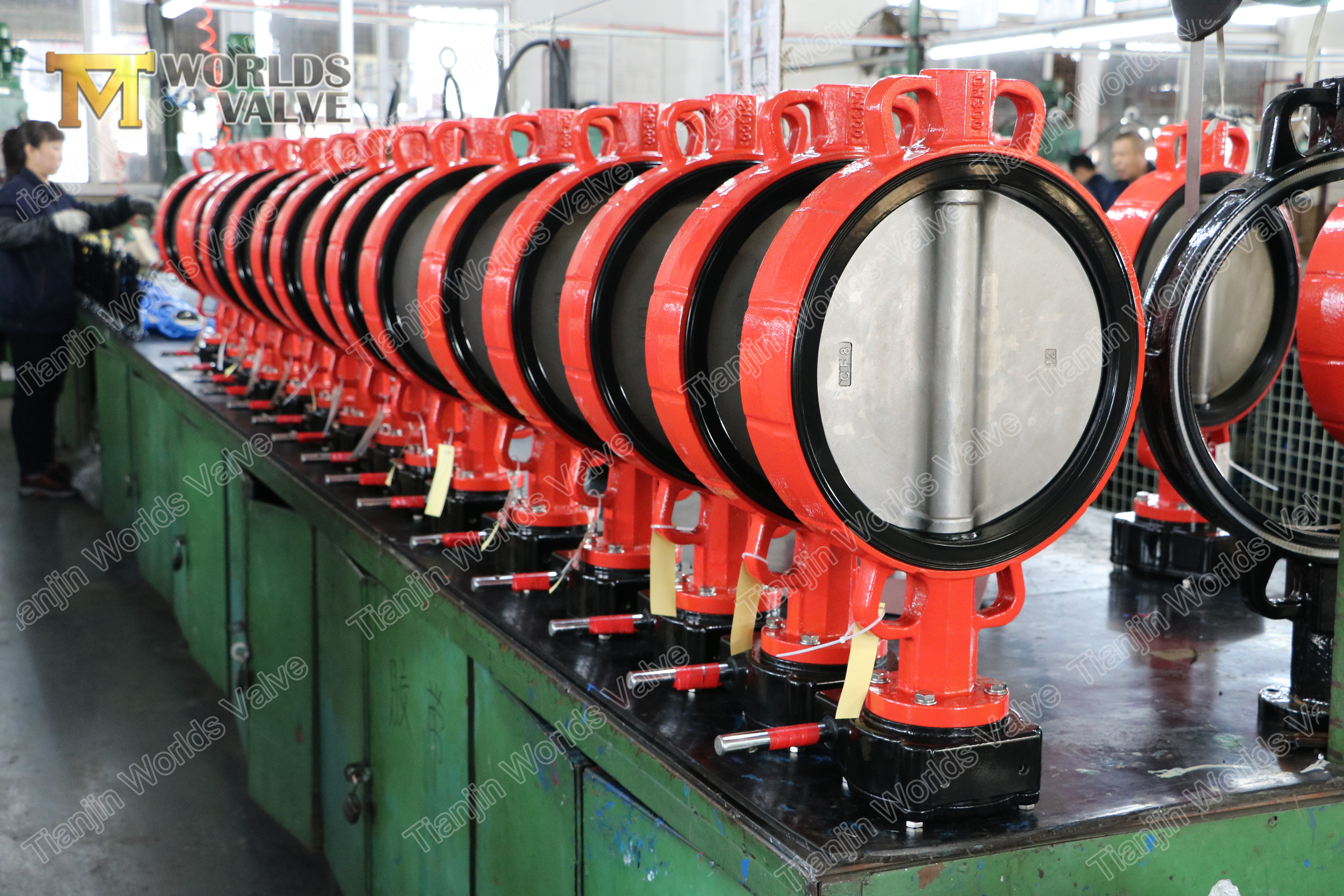 5 naylon kau&ccedil;uk kaplı disk gofret tipi kelebek vana