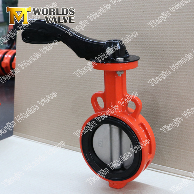 Değiştirilebilir Kauçuk Yuvalı Wafer Tip Kelebek Vana