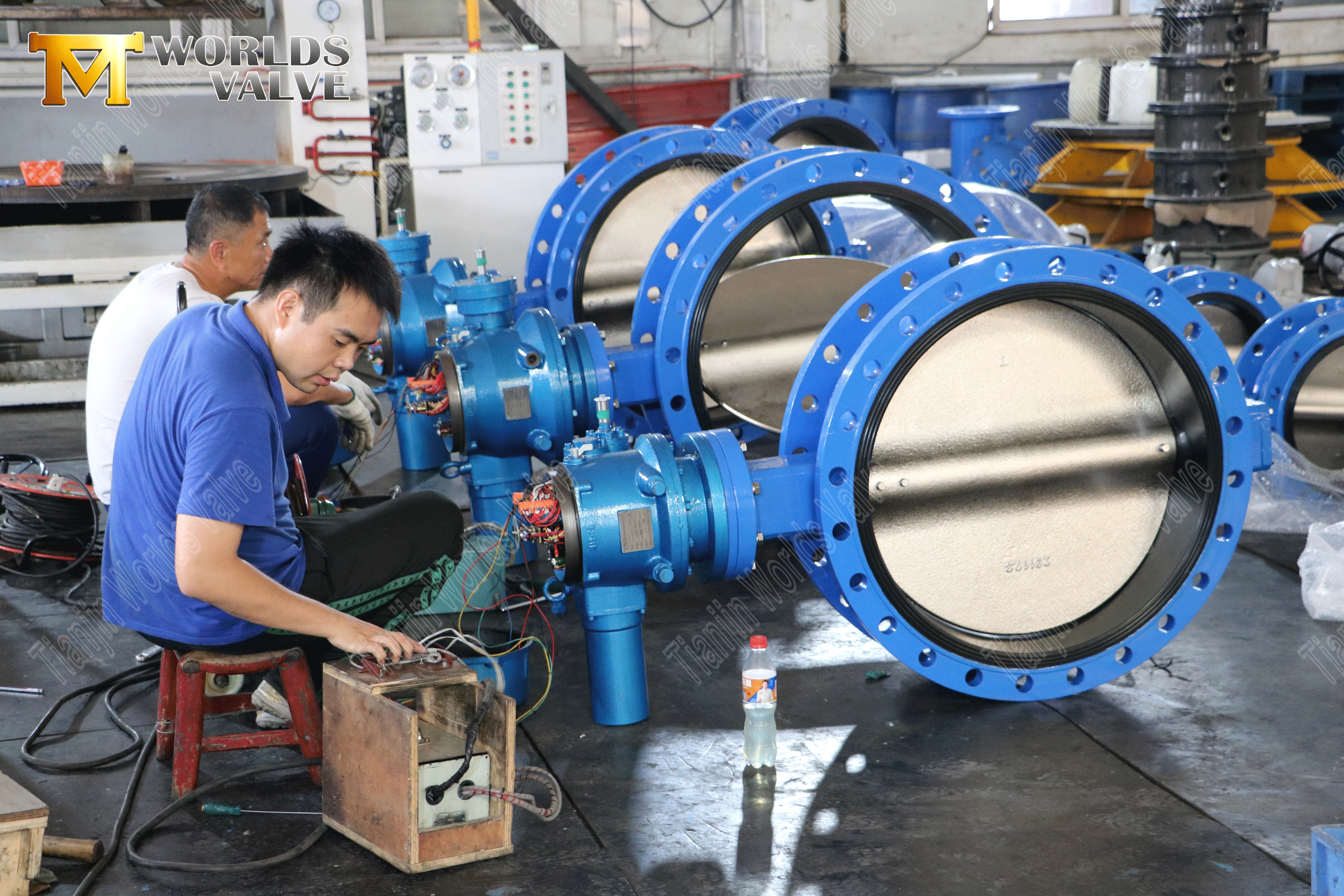 Kelebek Valf - Elektrikli Akt&uuml;at&ouml;r Flanşı Tipi Kelebek Vanaları (1) i&ccedil;in OEM Fabrikası