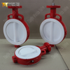 PTFE Tamamen astarlı gofret kelebek valfi
