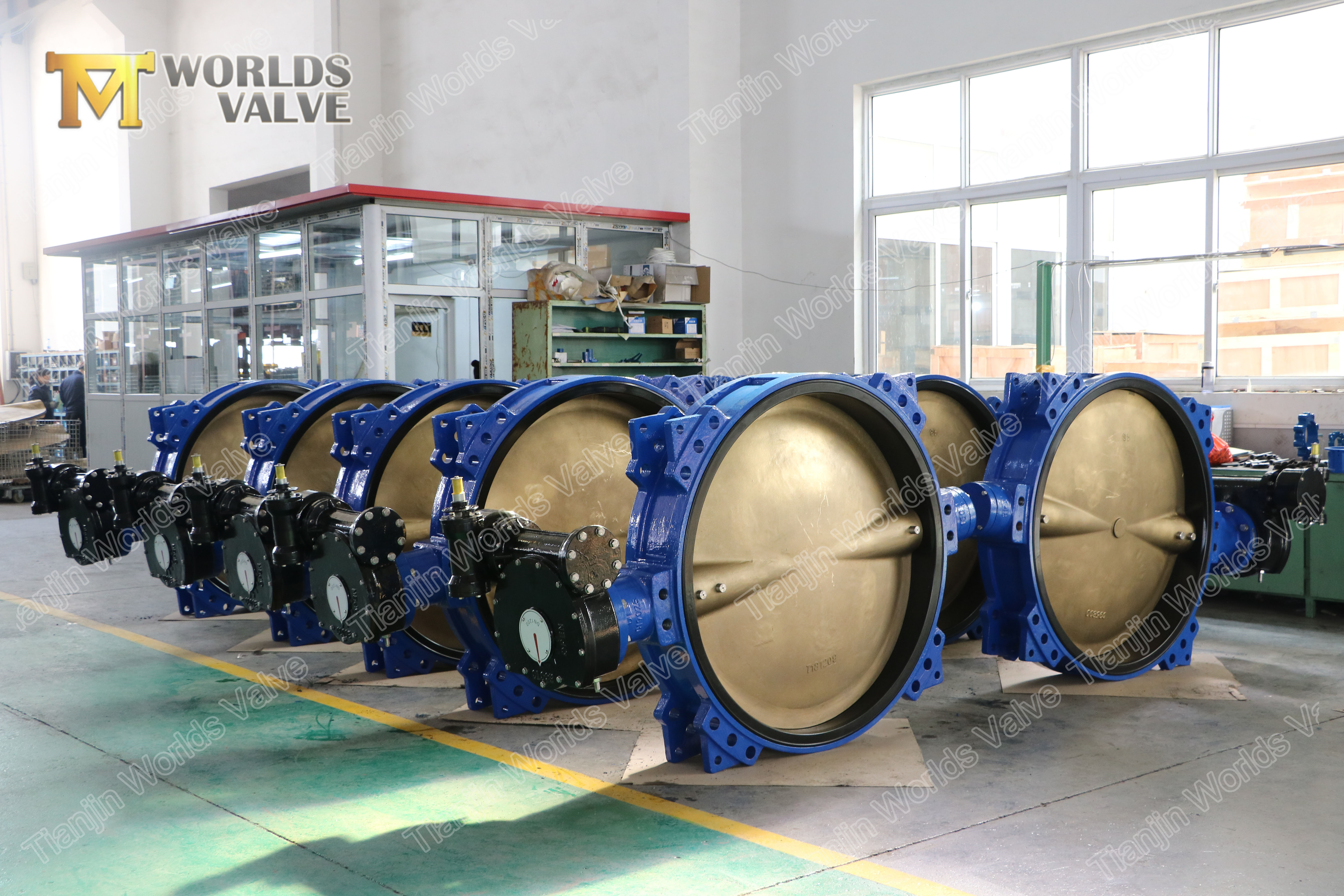 2 Kau&ccedil;uk EPDM NBR Buna-N Astar Konsantrik Kelebek Vana DN1200
