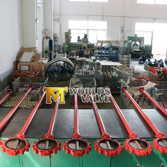 Uzun Kök Kumlulu ve Tipli Tipi Kelebek Vana Kauçuk Astar