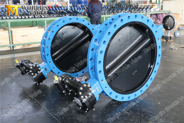 Halar Boyalı Disk U Profil Kauçuk Kelebek Vanalar