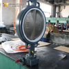 PTFE Koltuklu ve CF8M Diskli Sfero Döküm Gofret Kelebek Vana