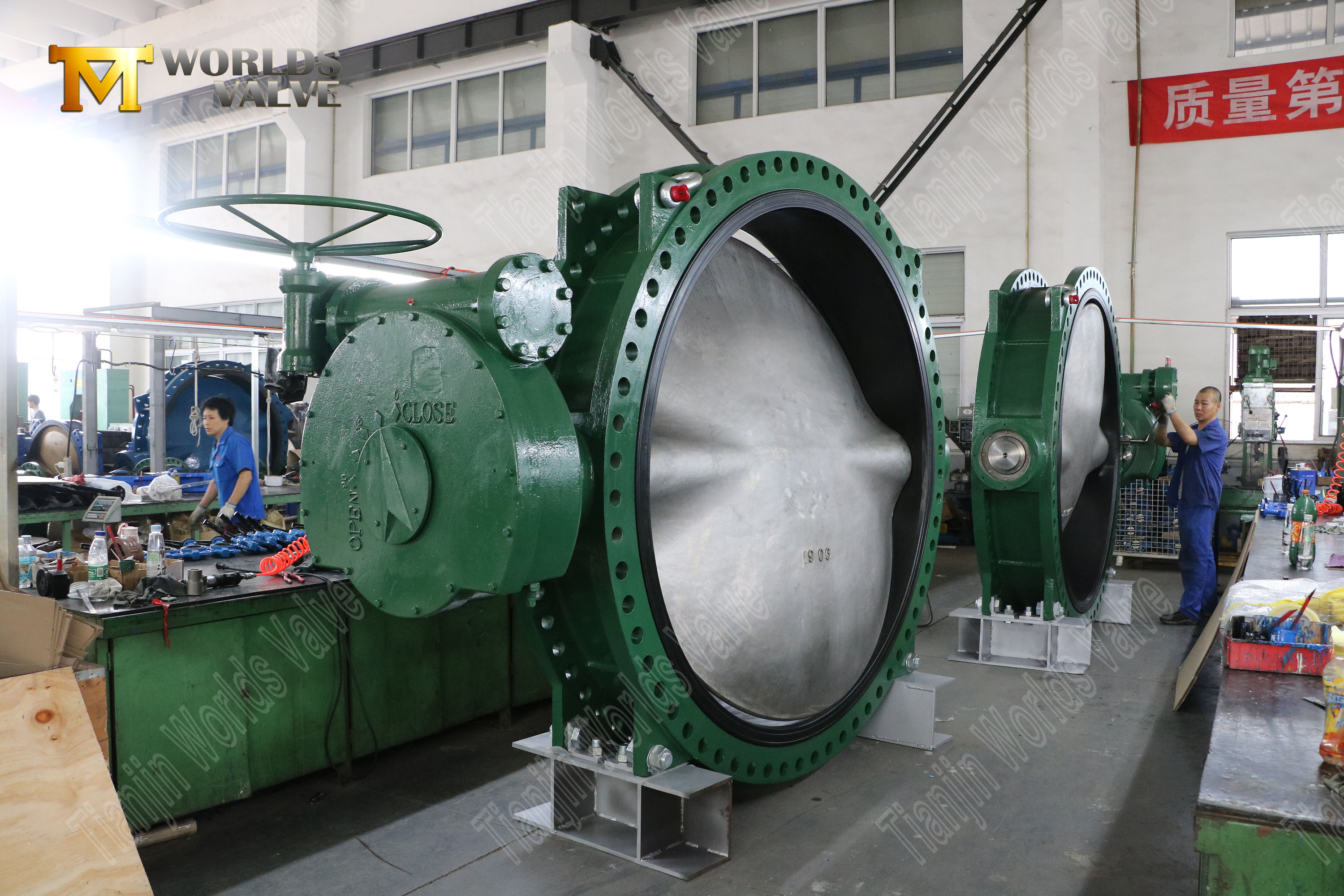 AWWA C504 Standartlı Kelebek Valfı - Konsantrik Kelebek Valf &Uuml;reticisi -2