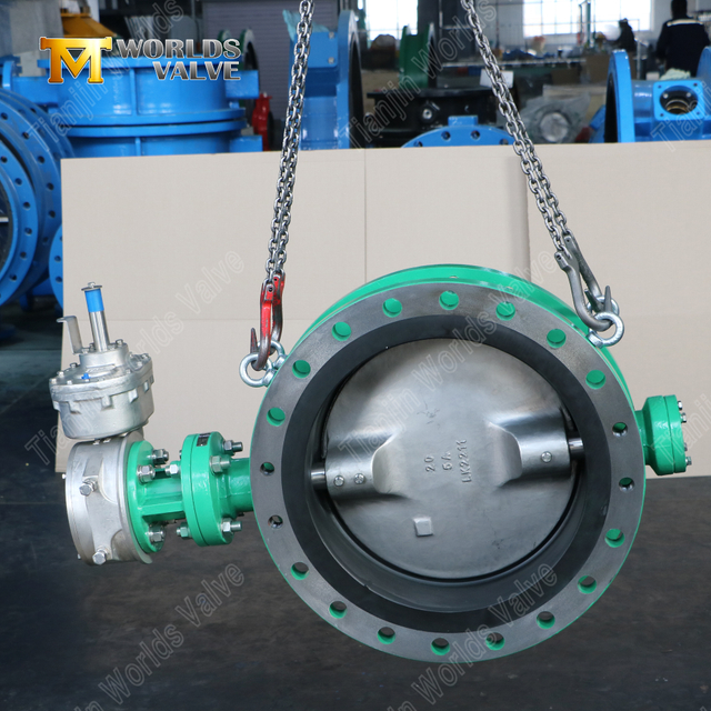 Ebonit koltuklu çift ofset çift fazlı çelik kelebek valf | OEM & ODM Özel Çözümler