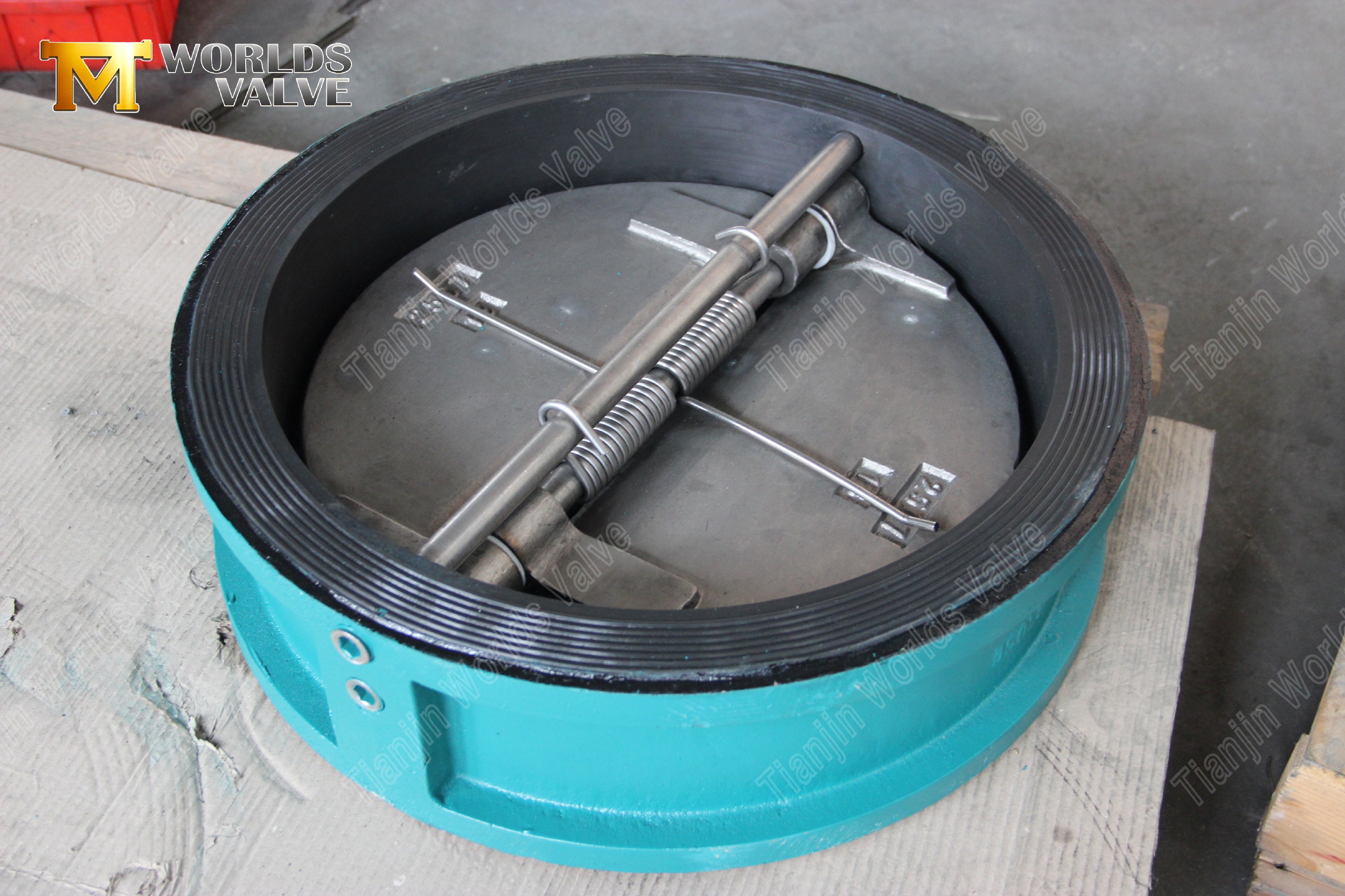 Al&uuml;minyum Bronz Disk &Ccedil;ift Plakalı Gofret &Ccedil;ek Valf (6)