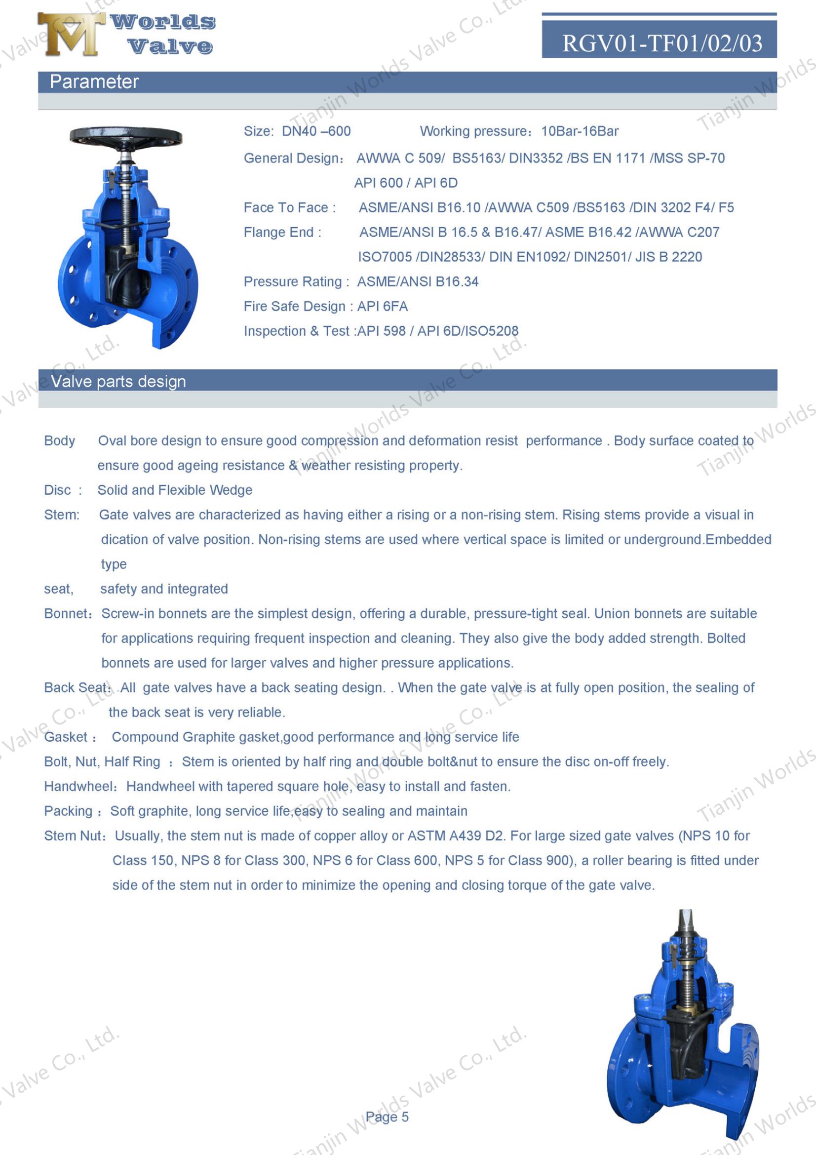 BS5163 EPDM Oturmuş DI DI RECING SOM GATE VANVLERİ (2)