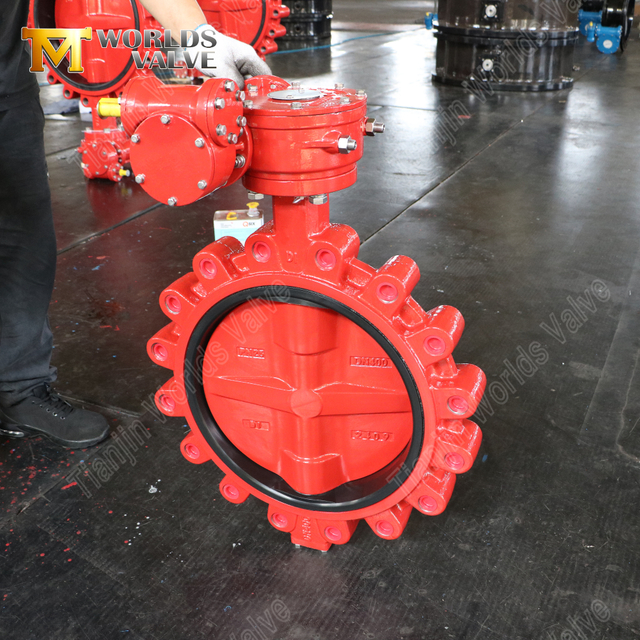 Lug Kelebek Vana – WRAS EPDM Yataklı, Dişliyle Kumandalı, DN50-DN1200
