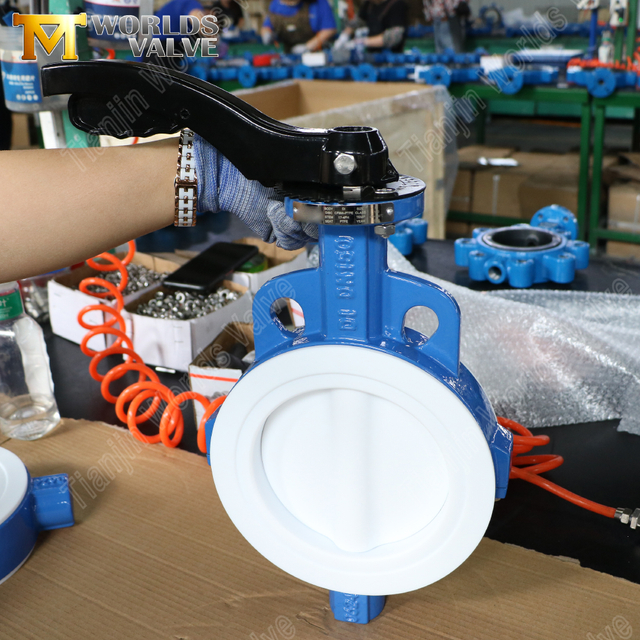 PTFE Wafer Kelebek Vana – PTFE Kapsüllü Disk, Sınıf 150, OEM Üreticisi