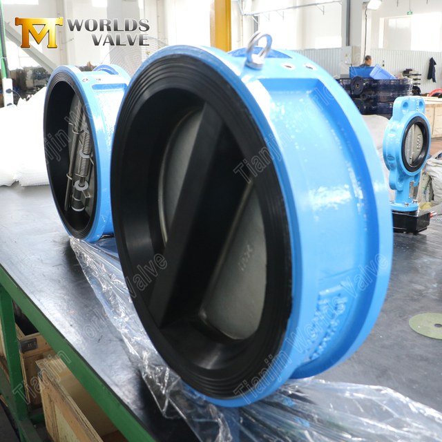 Çift Plakalı Wafer Çek Valf – EPDM Kaplamalı Gövde, CF8M Disk, PN10, OEM Üreticisi